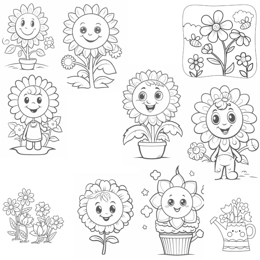 

Kertas mewarnai anak Printable gambar untuk mewarnai anak
