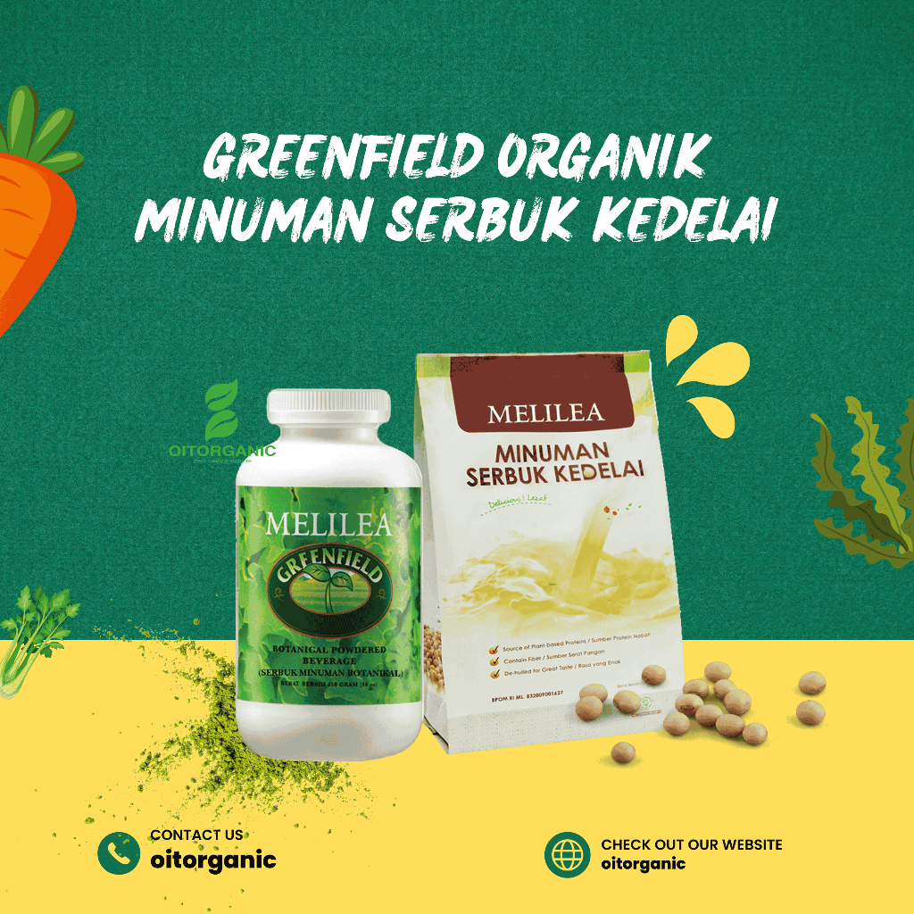 Paket GFO Soya MELILEA - Greenfield Organik dan Susu Kedelai