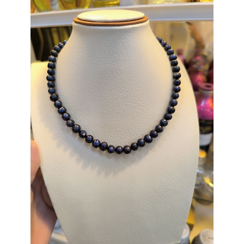 Kalung Mutiara air tawar Hitam