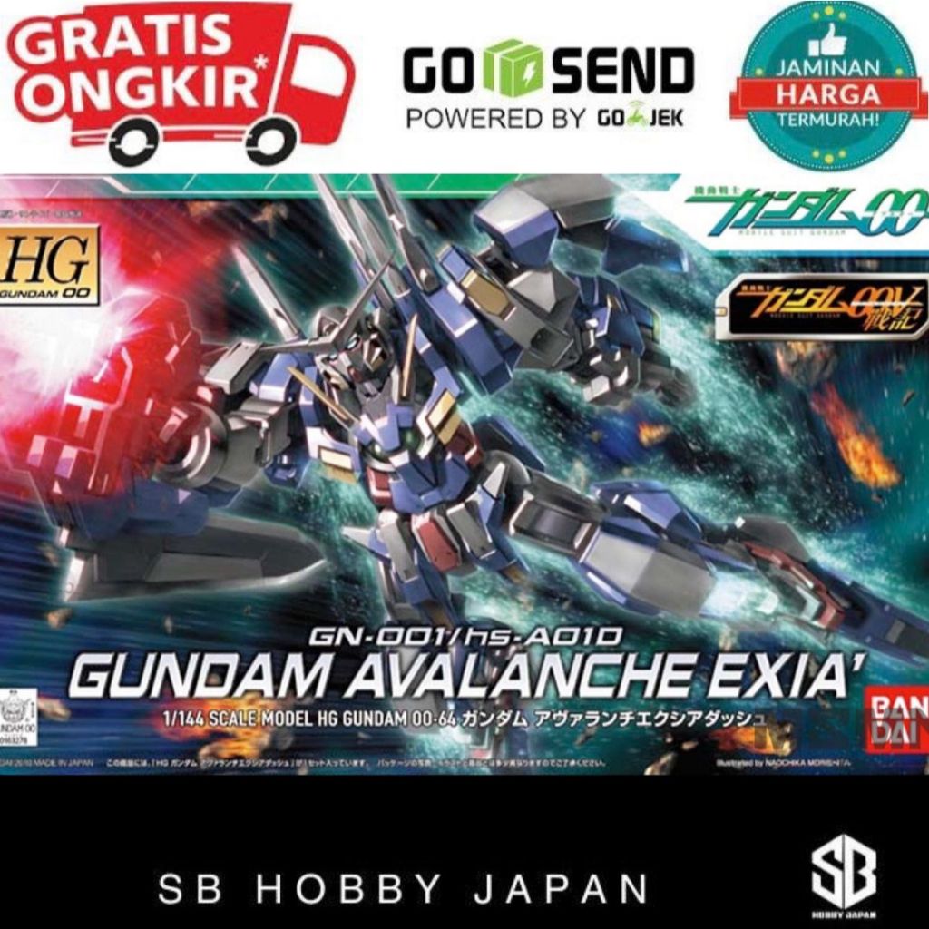HG 1/144 Avalanche Exia Gundam Bandai