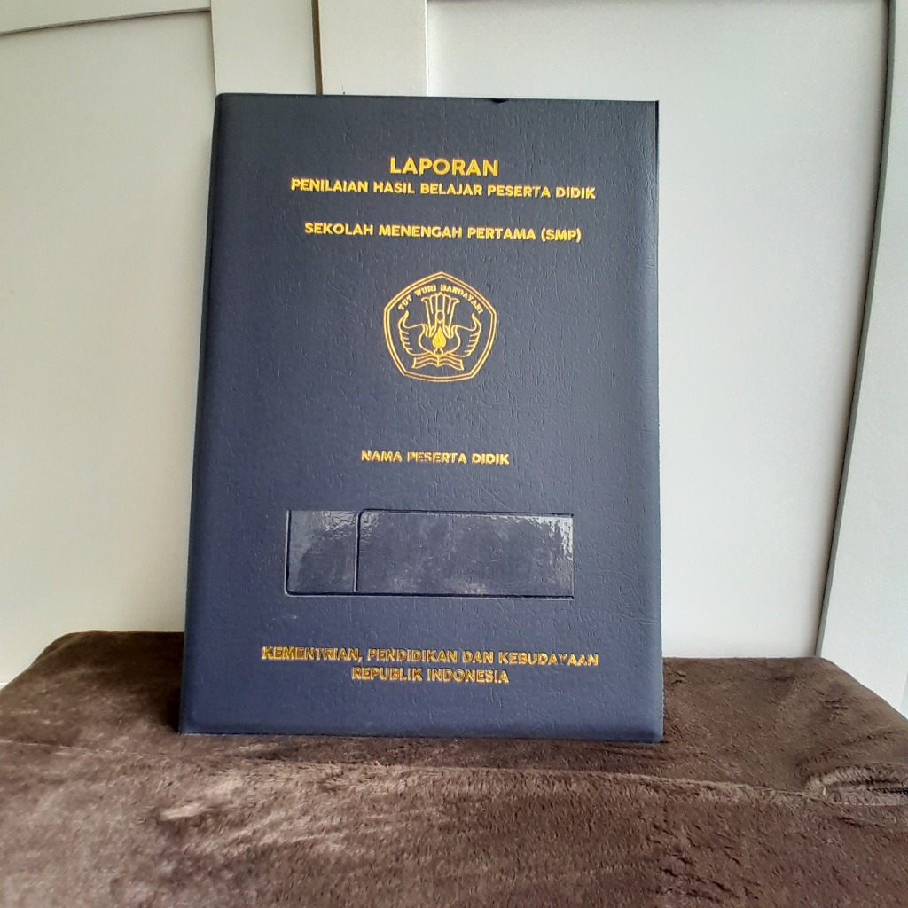 

300 Pcs | Map Raport Sampul Rapor Custom Foil Embos Untuk Semua Jenjang Pendidikan