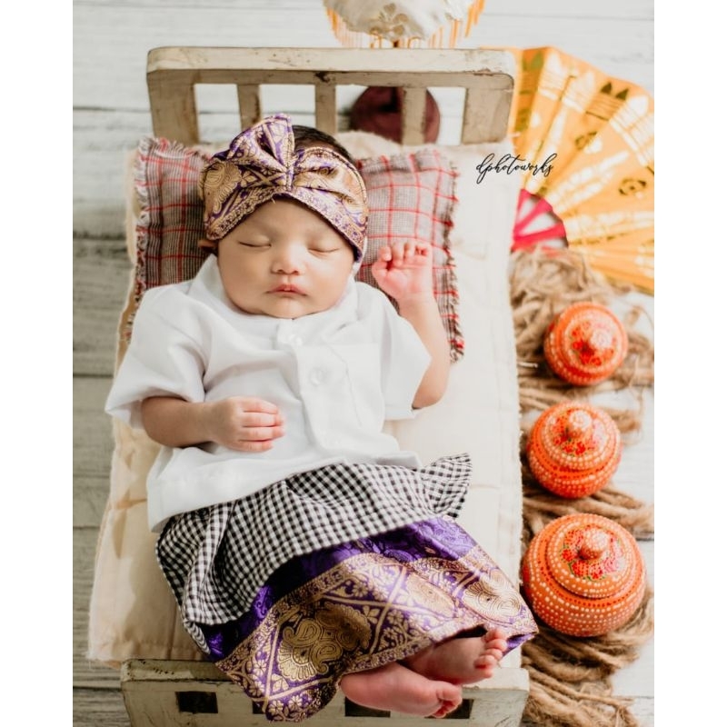 Baju Bali / Baju Bali Newborn / Baju Bali Anak Laki laki / Baju Adat Bali