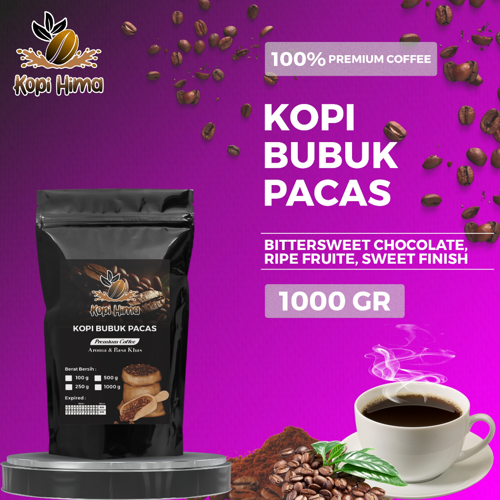 

kopi.hima - bubuk kopi pacas berat 1000 gram premium roasting