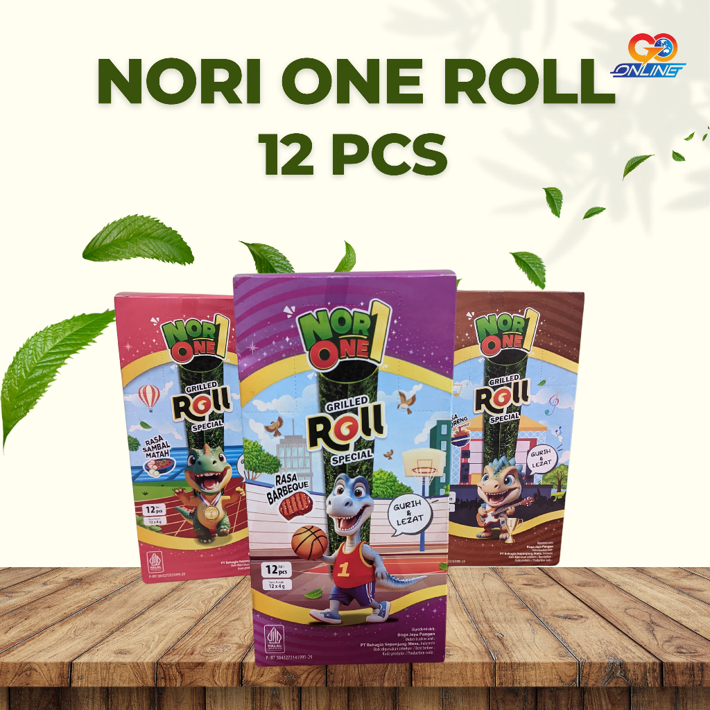 

NORI ONE ROLL /GRILLED ROLL ISI 12PCS - Rumput laut kering roll