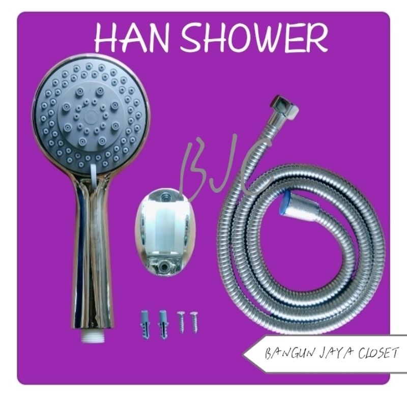 Hand Shower mandi 4 mode/Shower mandi bagus/Shower mandi termurah/Shower Head Set