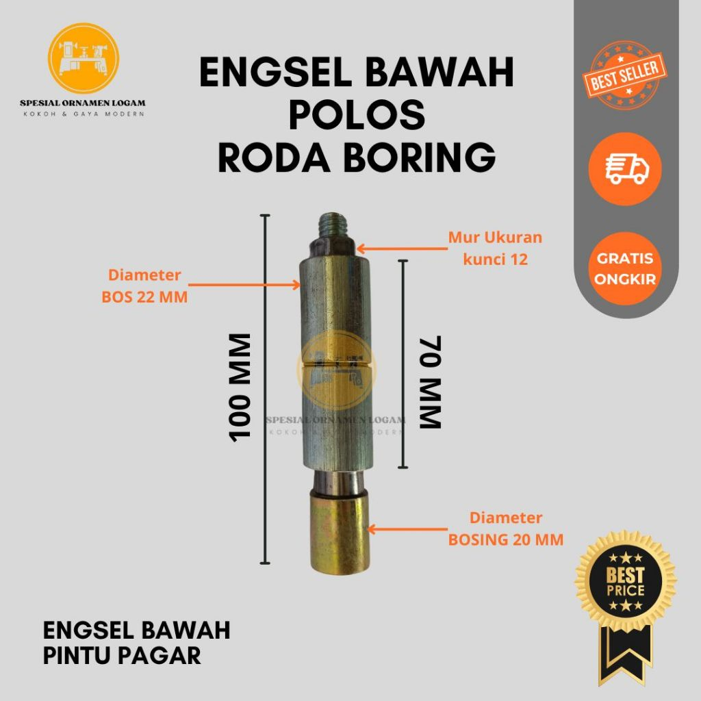 Engsel bawah henderson kulitas super l engsel bawah pintu sleding l Engsel Besi
