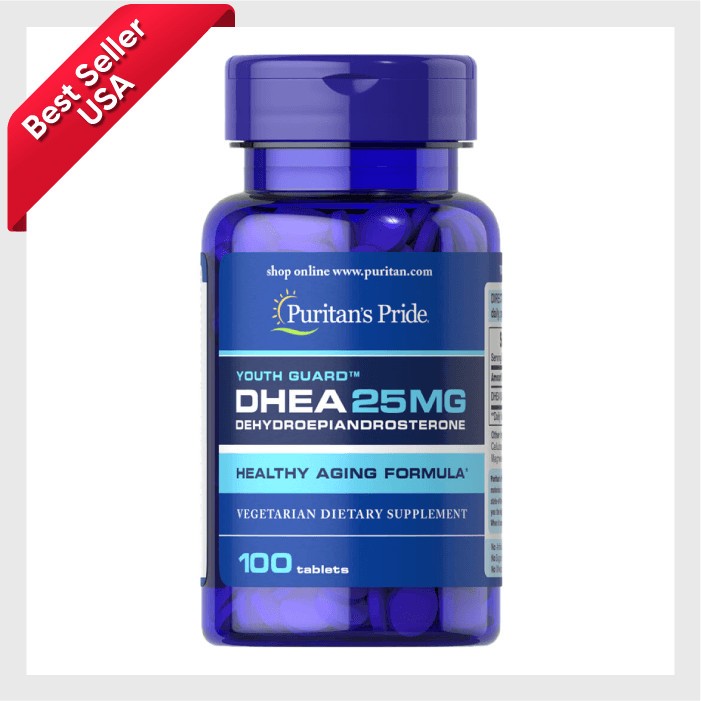Puritans Dhea 25 Mg - 100 Tab - DHEA