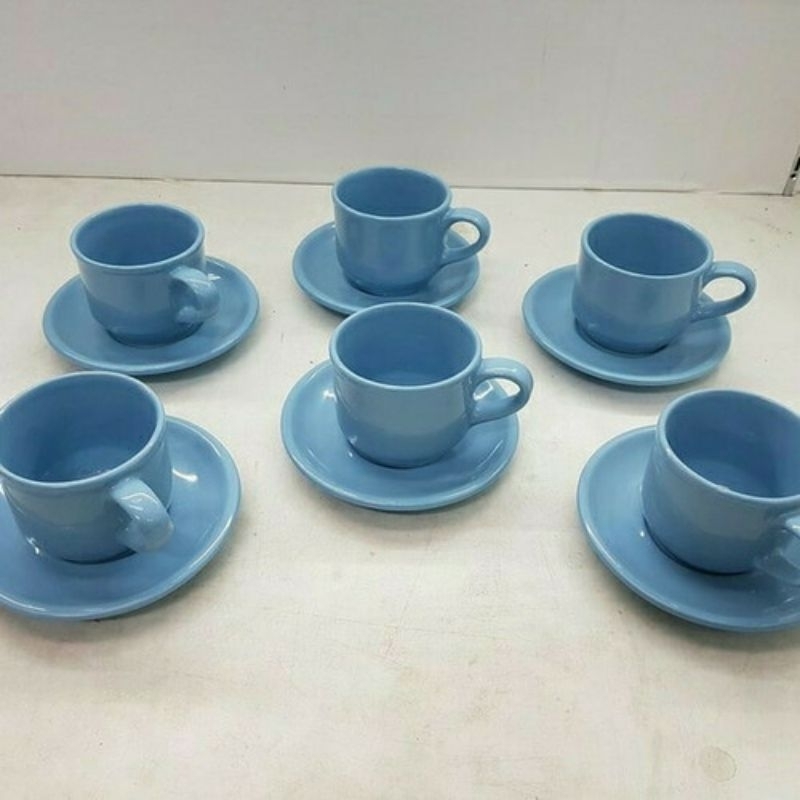 ½LS CANGKIR LEPEK KERAMIK+CANGKIR WARNA+CANGKIR LEPEK NIKURA.