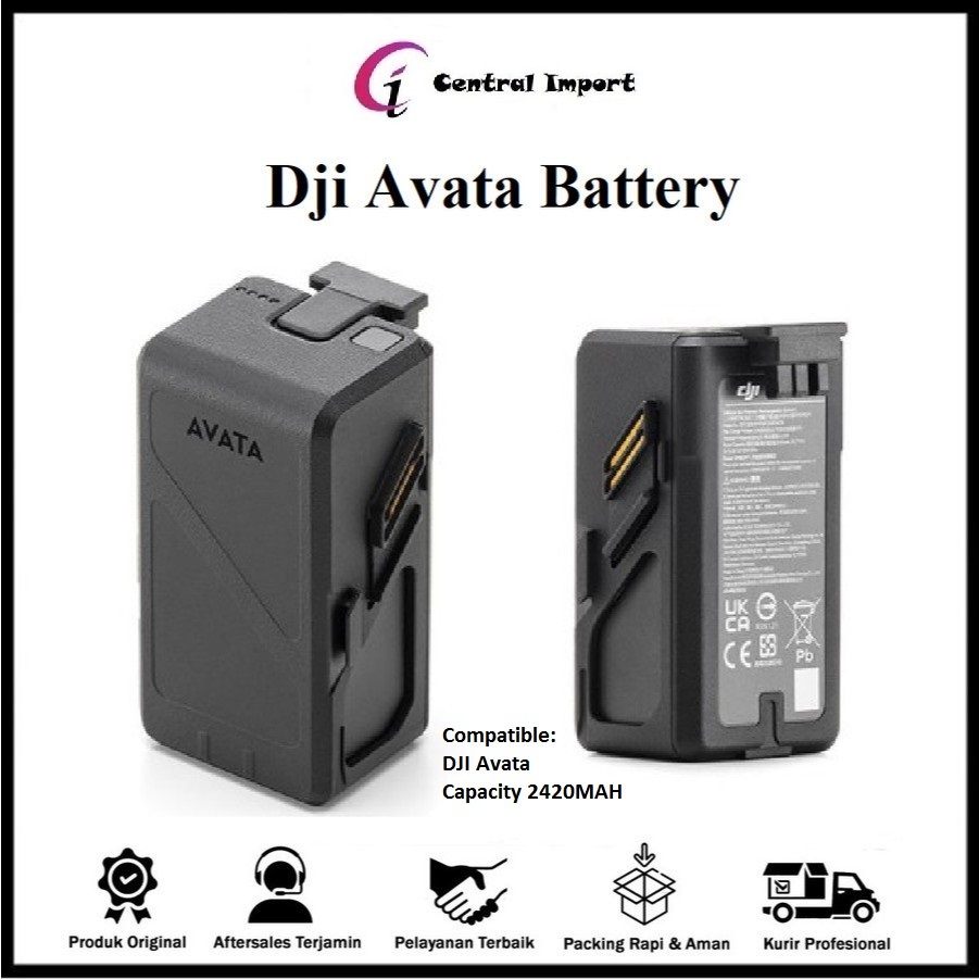Dji Avata Intelligent Flight Battery 2420 mAh - Avata Battery - Avata Batre - Avata Baterai Original