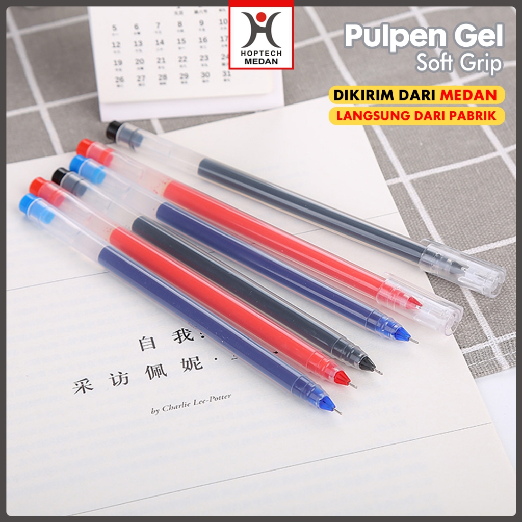 

Hoptech Medan - AIMILO Gel Pen Pulpen Gel 3 Warna 0.5mm 1 PCS Ink Water Base Panjang 145mm