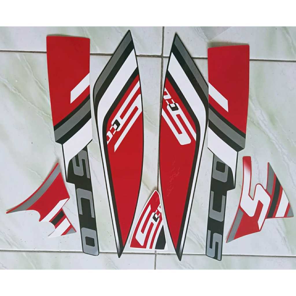Stiker striping motor honda soopy sporty 2023
