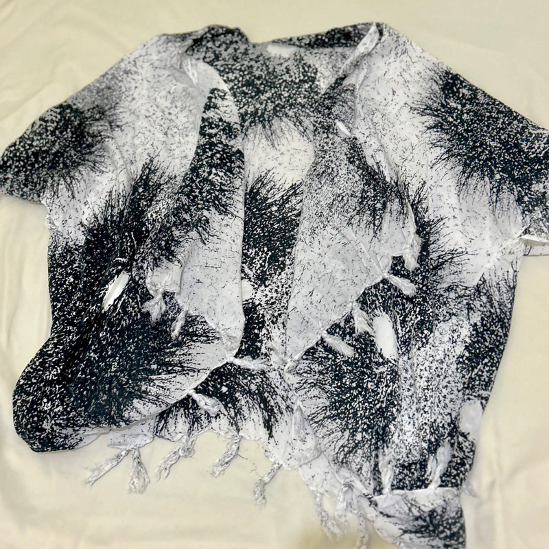 Outer Bali Pantai Cardigan Pantai Motif Akar Baju Wanita