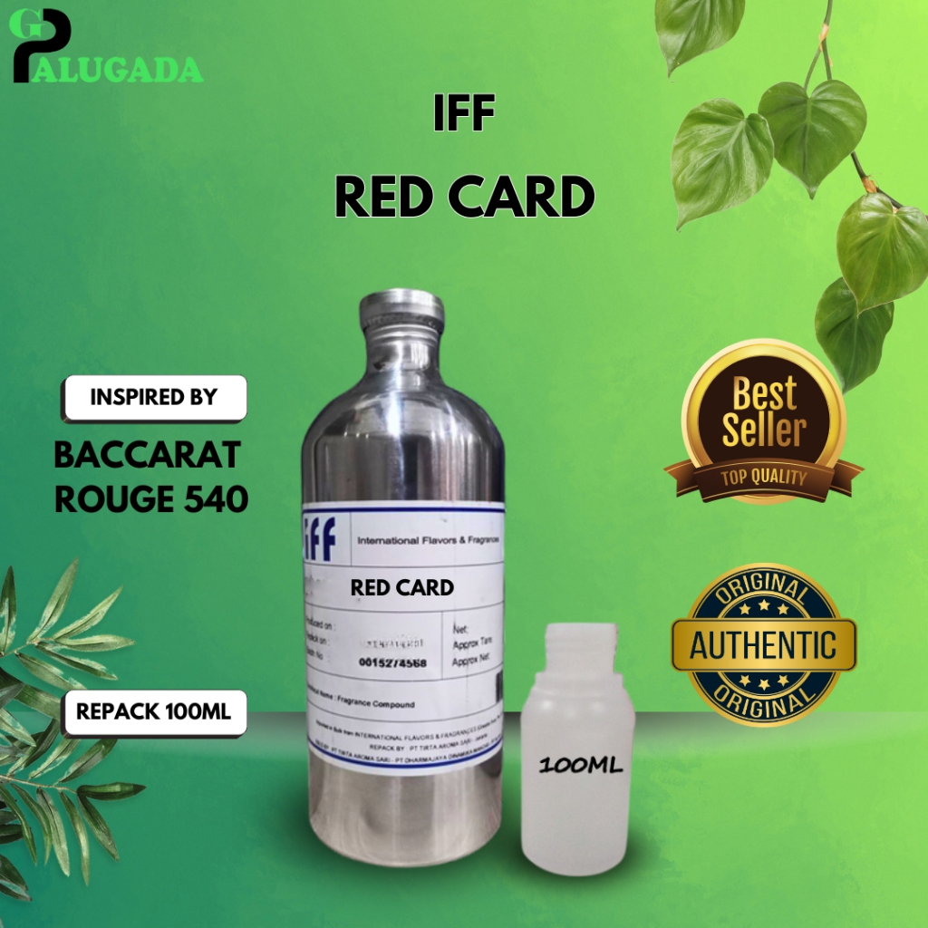 Bibit Parfum Murni RED CARD 540 | BACCARAT ROUGE 540 | IFF 100ML REPACK