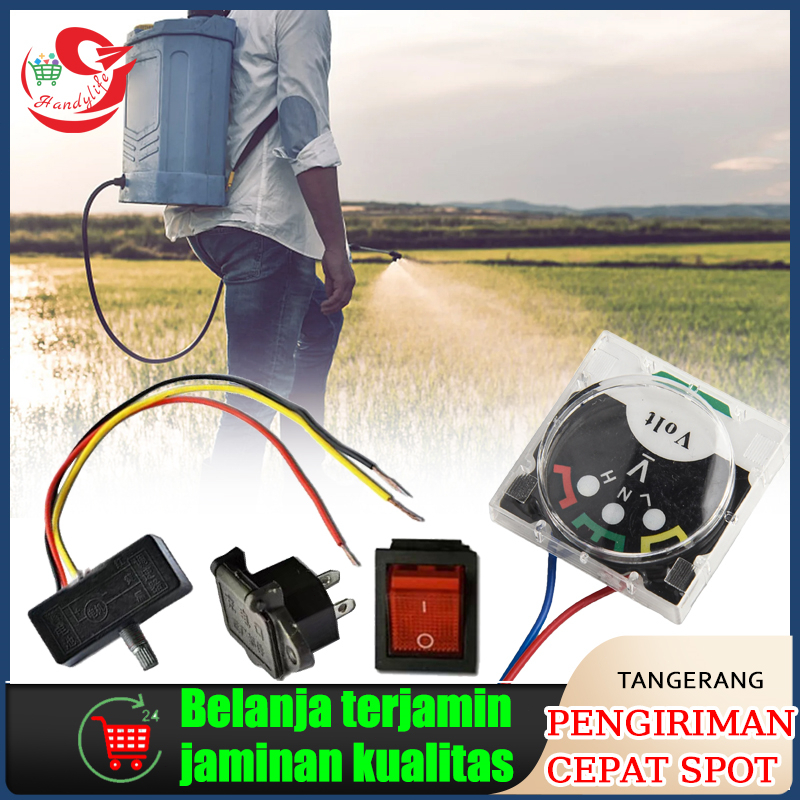Sparepart Onderdil Tangki Sprayer Elektrik - Set Lengkap 4 Pcs Sparepart Sprayer Elektrik