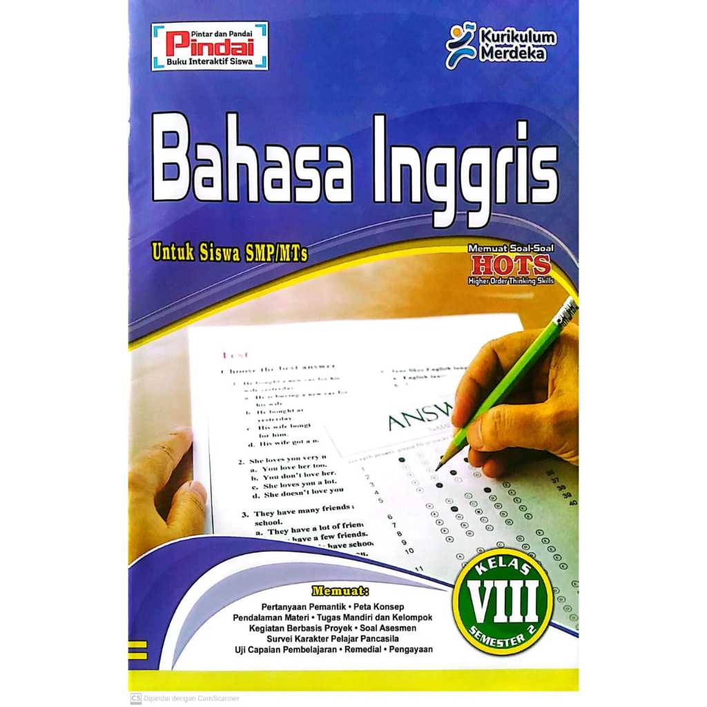 Buku LKS Bahasa Inggris kurikulum Merdeka Kelas 8 SMP/MTs Semester 2