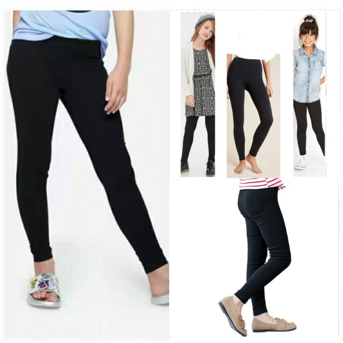Legging Anak Perempuan Usia 10-15 Tahun Legging anak Polos Premium Warna Hitam