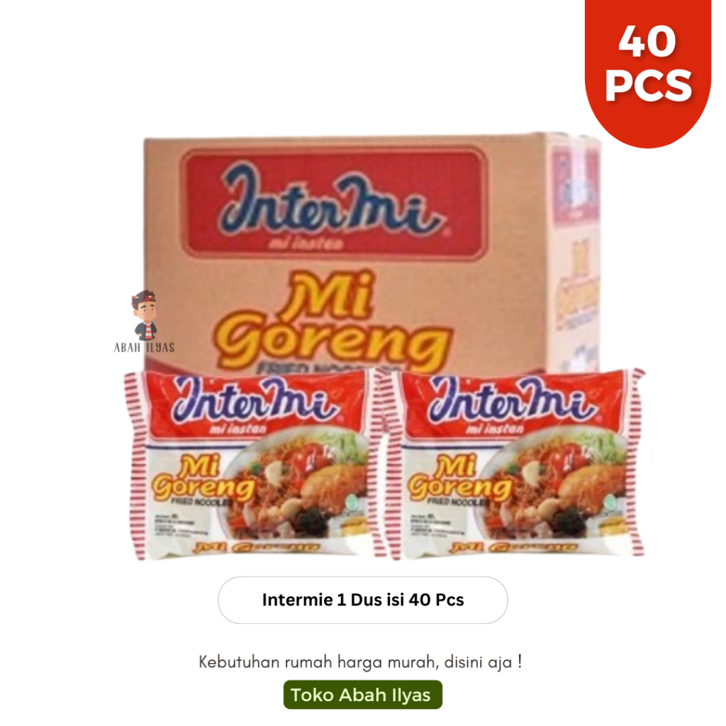 

Intermie Mi Goreng Mie Instan 1 Dus isi 40 Pcs