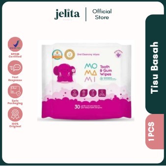 Jelita Cosmetics - MoMaMi Tooth & Gum Wipes (Tisu Basah)