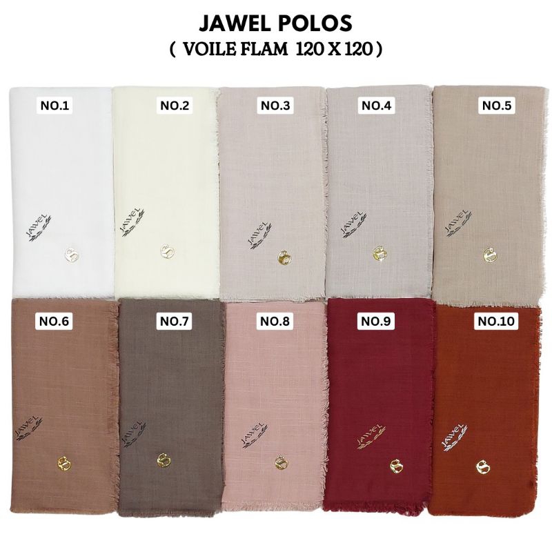 JAWEL SCRAFT POLOS BY MISS COLOR