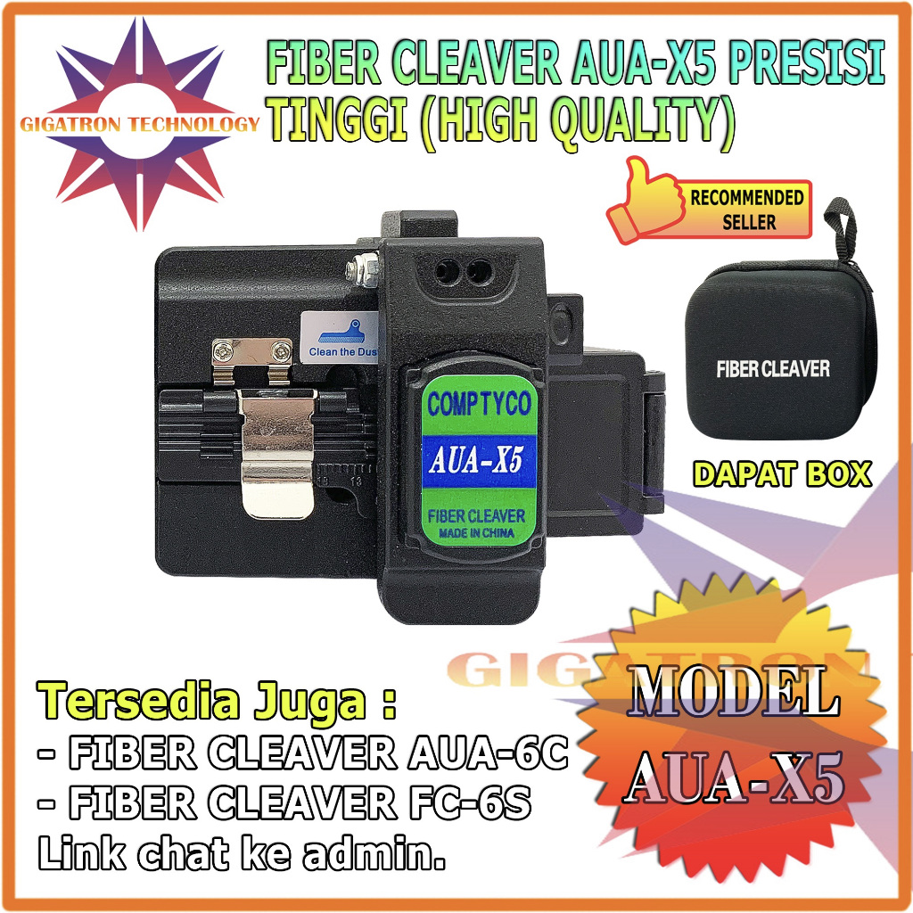 AUA-X5 Fiber Cleaver Cutter Fiber Optik Comptyco Cocok Untuk Splicer / SKL-8A Premium Version AUA-X5