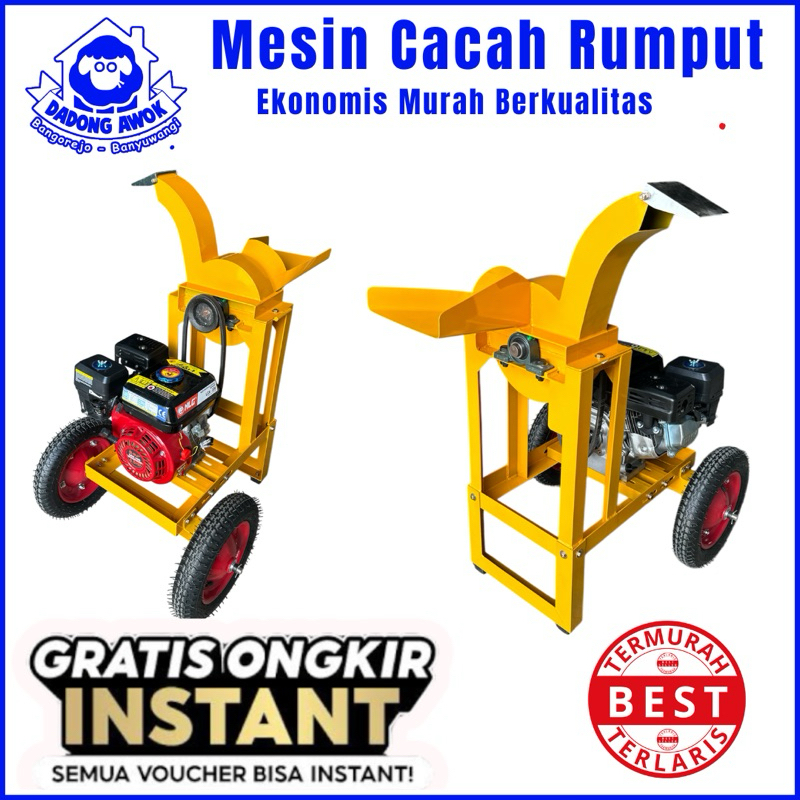 Mesin Cacah Rumput Murah Berkualitas Ekonomis Mesin pencacah rumput pakan ternak sapi kambing domba