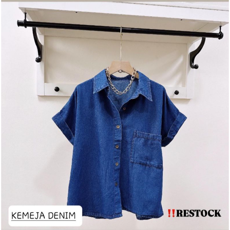 Atasan Denim/ denim shirt