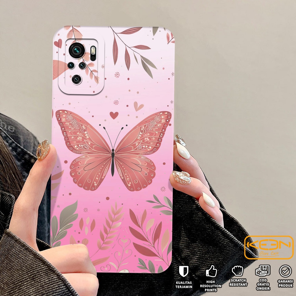 Case Xiaomi Redmi Note 10/Note 10S - Casing Hp Xiaomi Redmi Note 10/Note 10S Motif PINK - Softcase X
