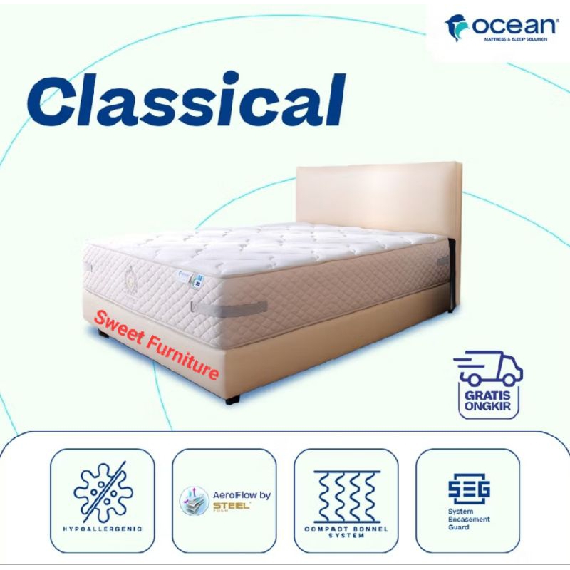 kasur springbed ocean classical tebal 32 cm
