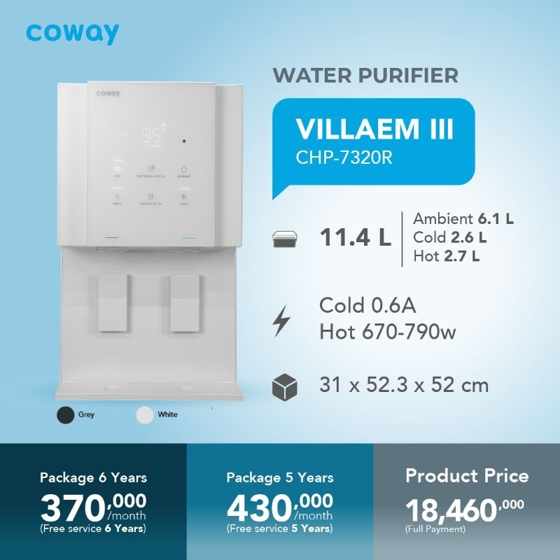 Coway Water Purifier VILLAEM III CHP-7320R