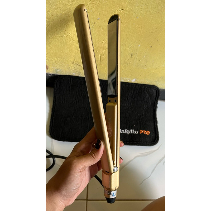 Catok BabylissPro Nano Titanium Seri Gold