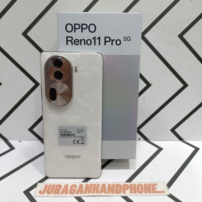 OPPO RENO 11 PRO 5G 12/512GB HP BEKAS SECOND FULLSET