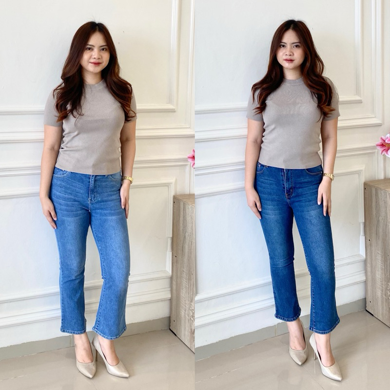 CUTBRAY 9245 || CELANA JEANS CUTBRAY WANITA TERBARU TERVIRAL KEKINIAN || OOTD FASHION WANITA ||