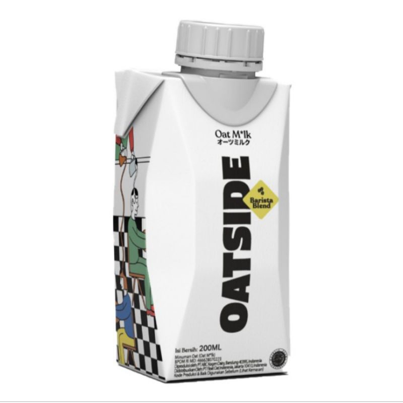 

Oatside Susu Oat Cair Barista Blend 200 ml