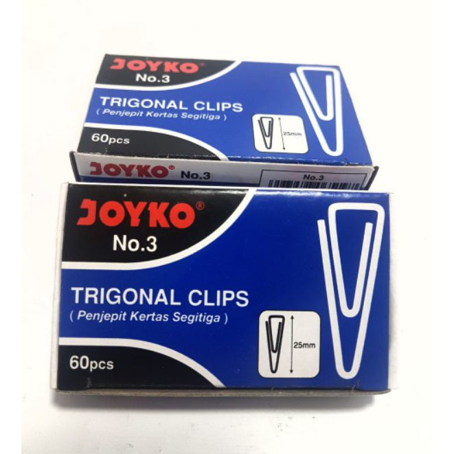 

Trigonal Clip Penjepit Kertas GM-TC03 /JOYKO No.3