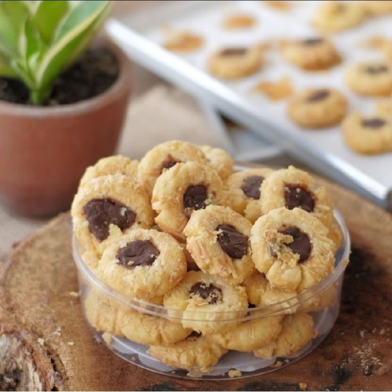 

Kue Thumbprint Coklat