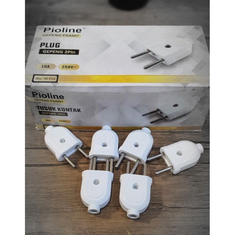PROMOSI  Steker gepeng/steker gepeng putih Pioline#PSA607#SNI