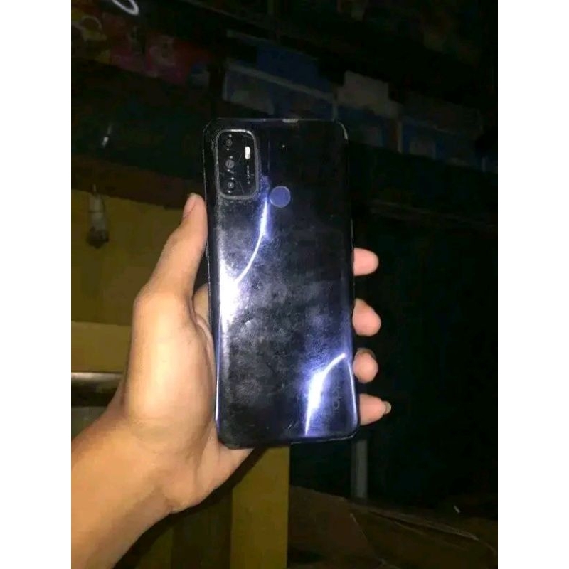 Oppo A53 4/64 second minus lcd retak dan bukan ORI pernah ganti dan Bazel jelek kondisi bodi 80%