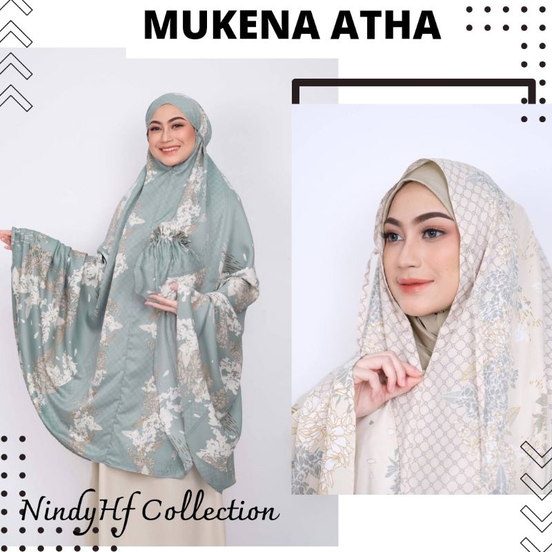 MUKENA ATHA/MUKENA MODEL TERBARU/MUKENA MOTIF BARU/MUKENA