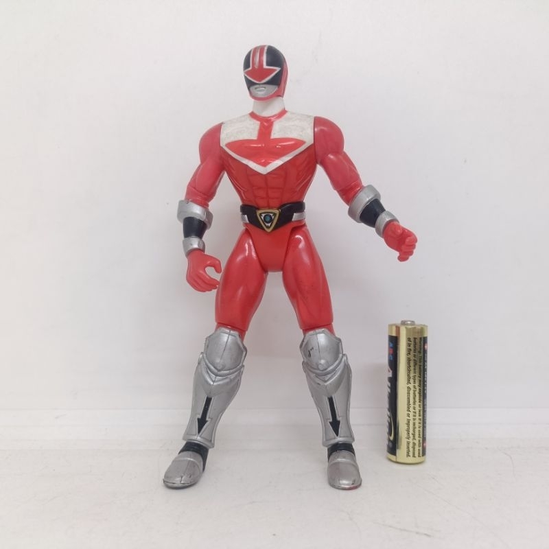 FIGUR POWER RANGERS RED TIME FORCE BANDAI 2000