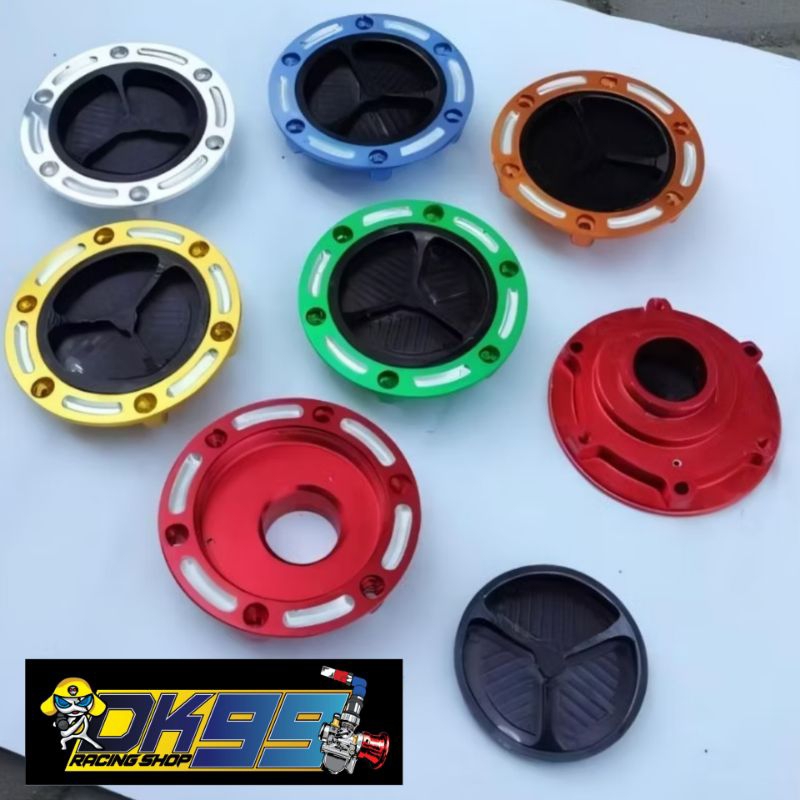 Fuel Cap Tutup Tangki Ninja 250 Fi / Ninja 250 Karbu Tutup Tangki Ninja CNC Full Alumunium