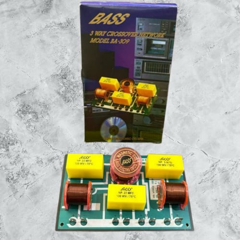 Crossover Bass 3 Way Crossover Network BA-309 | Crossover Pasif 3 Way