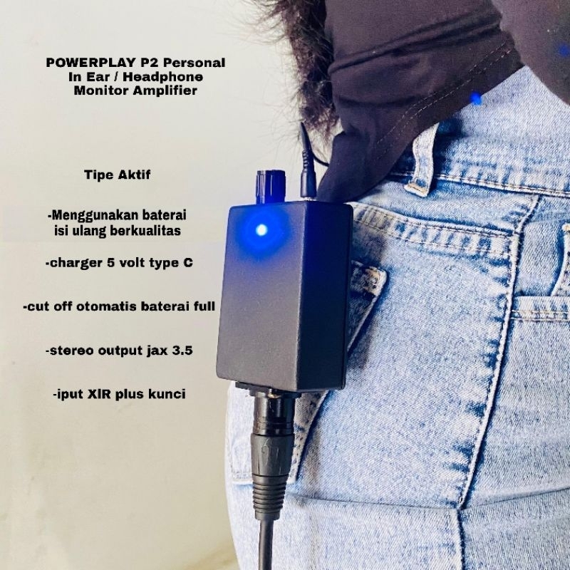 Powerplay P2 Personal In Ear / Ear Monitor / Ear monitor aktif