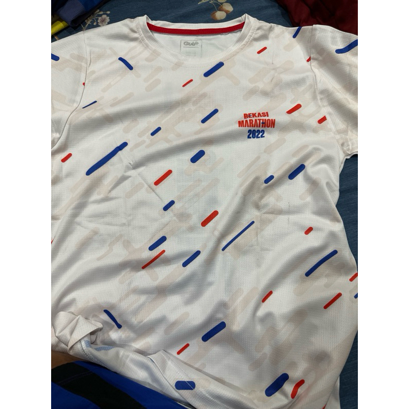 jersey Gulf+ Finisher 21K Bekasi Marathon 2022 size XS L=45 P=65 preloved