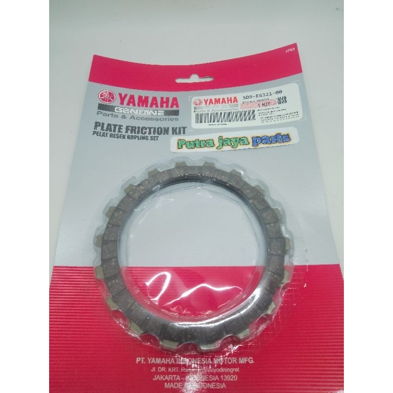 Kampas Plat Kopling 5D9 Yamaha Vega ZR Jupiter Z new Jupiter Robot ORI