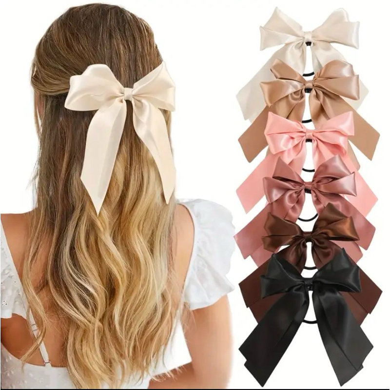 satin ribbon hair tie