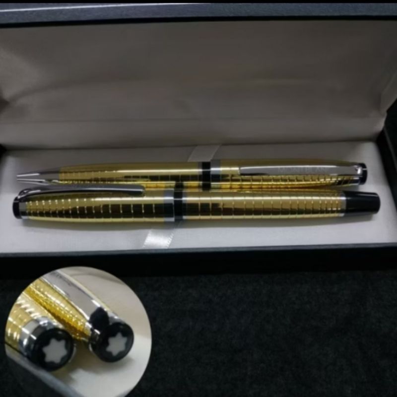 

Pulpen Mewah Brand Monblang Couple Pen RB dan BP Lengkap Dengan Box Exlusive