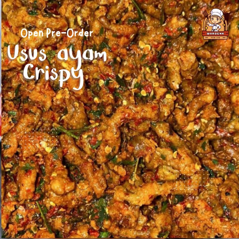 

Usus Ayam Crispy Pedas Daun Jeruk Khas Sunda Dadakan