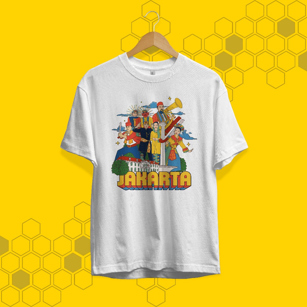 Kaos Jakarta / Kaos oleh-oleh Jakarta