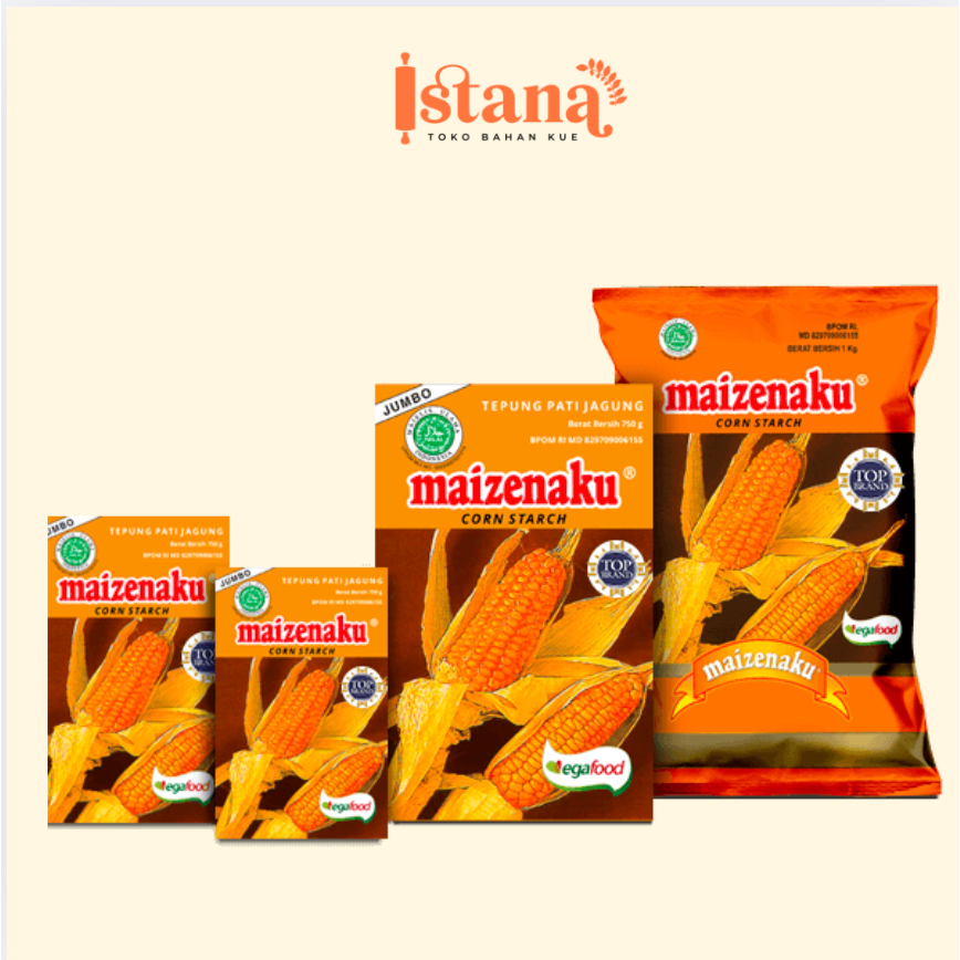 

MAIZENAKU CORN STARCH 1KG / 750GR / 100GR