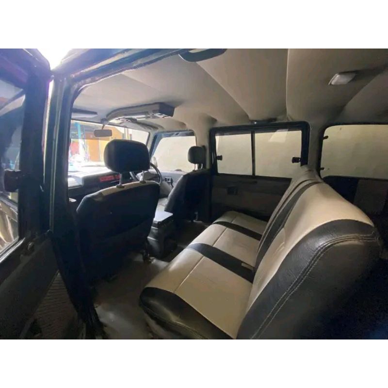 sarung jok mobil minibis kijang super depan tengah dan belakang full jok plapon dan lapis pintu pila